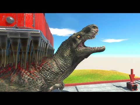 Who Can Escape From Falling Spikes - Animal Revolt Battle Simulator