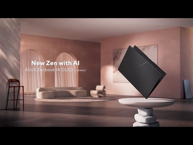 اسوس لابتوب زنبوك 14 OLED UM3406HA-OLEDR7W بشاشة FHD مقاس 14 بوصة، ومعالج ايه ام دي رايزن 7-8840HS/ذاكرة وصول عشوائي سعة 16 جيجابايت/محرك أقراص اس اس دي سعة 1 تيرابايت نظام التشغيل ويندوز 11