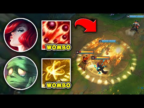 WE RAN THE MEGA BROKEN BOT LANE COMP AND OUR ULTS ONE SHOT THEM - League of Legends