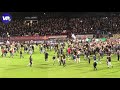 Veldbestorming Willem II na het behalven van de bekerfinale tegen Ajax