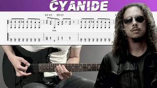 METALLICA - CYANIDE (Guitar cover with TAB | Lesson)
