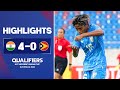 India 4 0 Timor Leste AFC Women S Asian Cup 2026 Qualifiers Group B Highlights