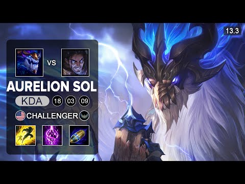Aurelion Sol vs Sylas Mid - NA Challenger - Patch 13.3 Season 13