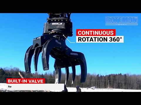 Woodrake Power Grapple (BPG-WR) - The Ultimate Forestry Power Grapple!