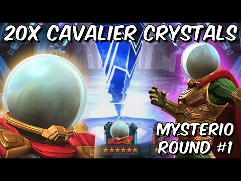 20x 6 Star Mysterio Cavalier Featured Crystal Opening - Marvel Contest of Champions