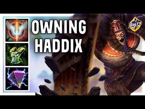 DESTROYING HADDIX IN RANKED - Cabrakan Support Ranked Conquest