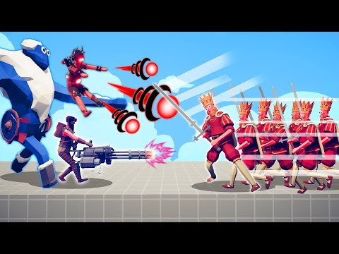 EVERY STRONGEST BOSS vs 100x THE KING | TABS - Totally Accurate Battle Simulator