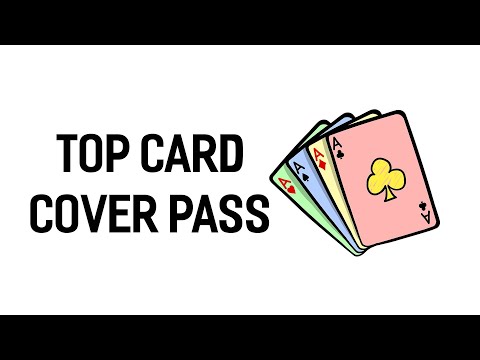 Top Card Cover Pass Tutorial - Sleight of Hand with Cards
