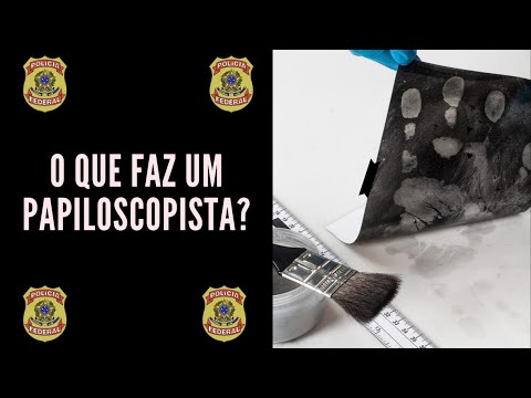 CONCURSO POLÍCIA FEDERAL : O QUE FAZ UM PAPILOSCOPISTA?