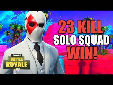 23 Kill Solo Squad win. Slaying out at Paradise Palms