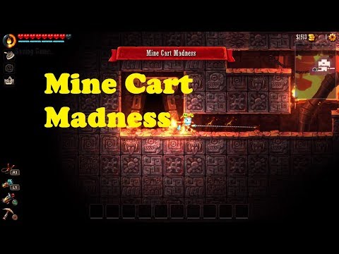 SteamWorld Dig 2 Mine cart madness cave puzzle