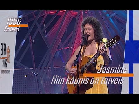 eurovision 1996 Finland 🇫🇮 Jasmine - Niin kaunis on taiveis ᴴᴰ