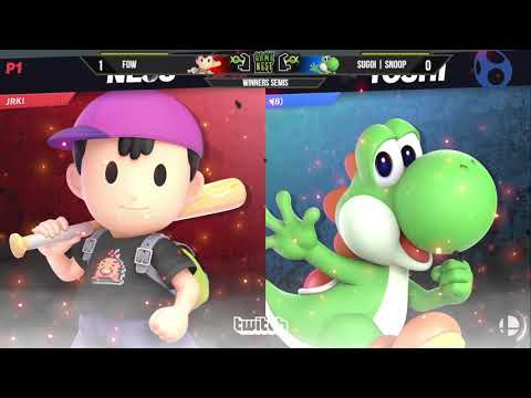 Game Nest Smash It Up: Fow (Ness) vs Sugoi | Snoop (Yoshi) - Winners Semis