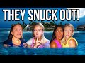 SNEAKING Into The OCEAN To SWiM At MiDNiGHT GONE WRONG
