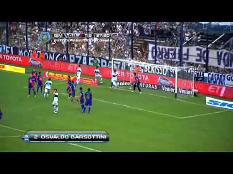 Gol de Barsottini Gimnasia 1  Tigre 1 T