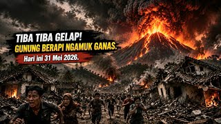 Download lagu MOUNT MARAPI ERUPTS! 2-KM VOLCANIC ASH RUMBLES INTO THE SKY, RESIDENTS PANIC! mp3