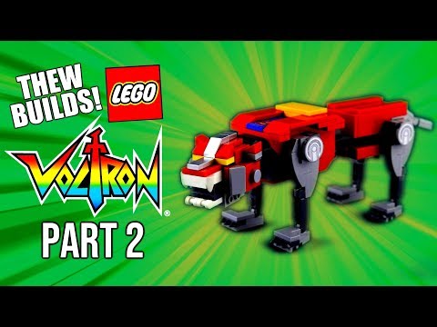 Thew Builds LEGO Voltron! PART 2: Red Lion!