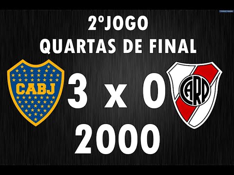 Boca Juniors 3 x 0 River Plate (2º Jogo das Quartas de Final da Libertadores de 2000)