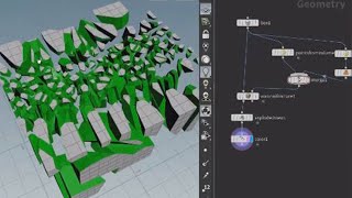 Voronoi and Material Fracture in Houdini