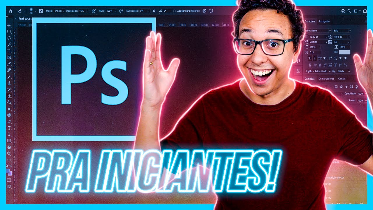 PHOTOSHOP PRA INICIANTES! - Como usar o Photoshop (básico)