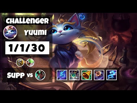 Yuumi vs Karma NA Challenger SUPPORT (1/1/30) - v11.13