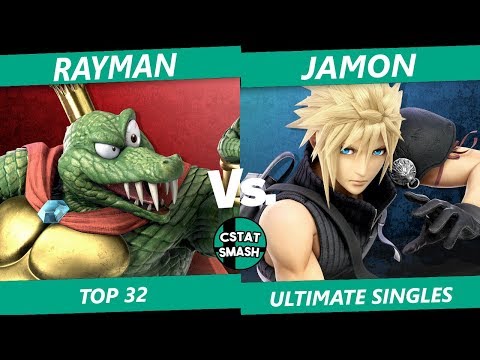 NO CAPS 9/27/19 - Rayman (King K Rool, DDD) vs Jamon (Cloud, Palutena) Smash Ultimate Top 32
