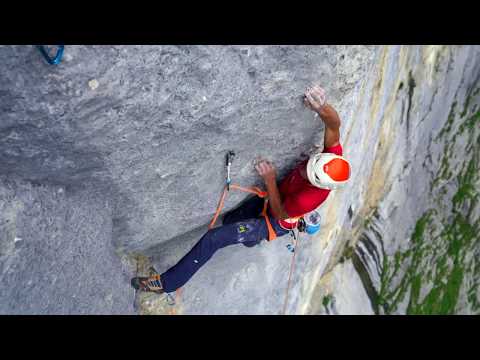 Clip Swissway to heaven - Cédric Lachat, Tobias Suter Fly, 8c, 550m, Lauterbrunnen