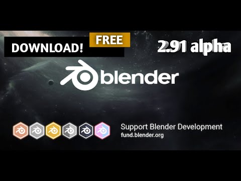 How to download blender 2.91 alpha (FREE).