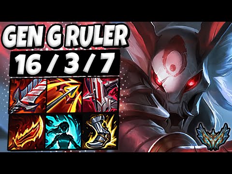 Kalista vs Zeri ADC [ Gen G Ruler ] Korea Challenger Patch 12.16 ✅