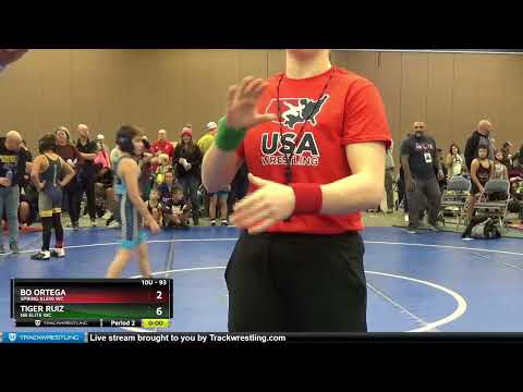 93 Lbs Round 1 - Bo Ortega, Spring Klein WC Vs Tiger Ruiz, NB Elite WC 22ee