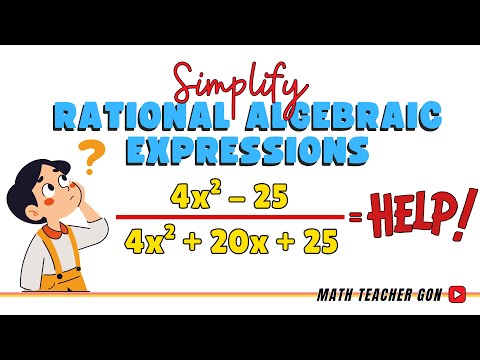 Simplifying Rational Algebraic Expressions - Grad 8 First Quarter Matatag Curriculum