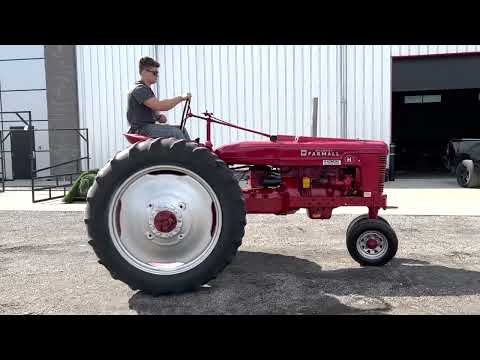 Farmall H Pulling Tractor