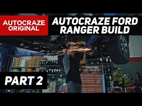 AutoCraze Ford Ranger Wildtrak Build PART 2 // 4WD Accessories & Diff Drop | AutoCraze 2017