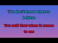 SEBADOH - Can't depend (Karaoke)
