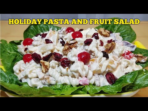 HOLIDAY SALAD RECIPE with candied walnuts and cranberries | Easy Recipe