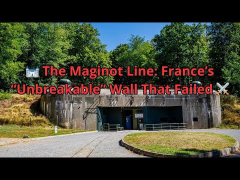 🏰 The Maginot Line: France’s “Unbreakable” Wall That Failed ⚔️