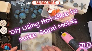 Resin Project- Can I Make a Mold using Hot Glue & Brush On Silicone