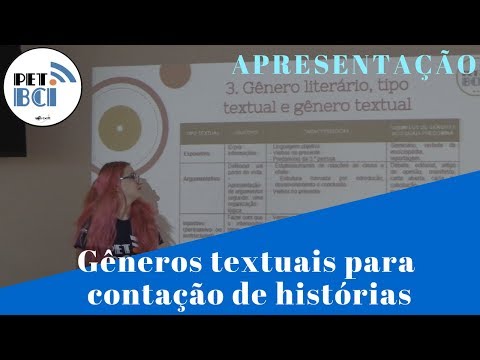 Palestra Gêneros textuais - Bárbara Valerio - UFSCar São Carlos - ACIEPE