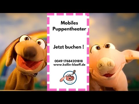Puppentheater Kollin Kläff Bauernhofgeschichte für Sommerfeste und Kinderfeste buchen