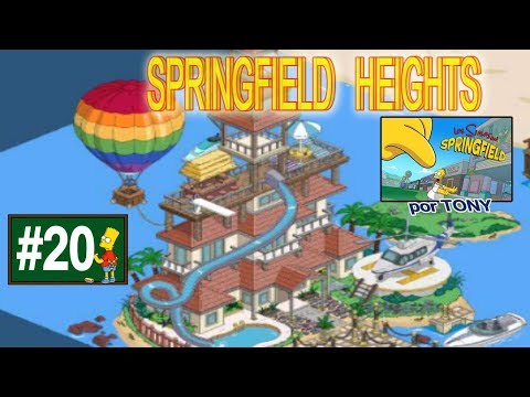 Los Simpson Springfield "Heights - Cap. 20 - Isla Privada al 5 y Mansión Moderna al 5" por Tony