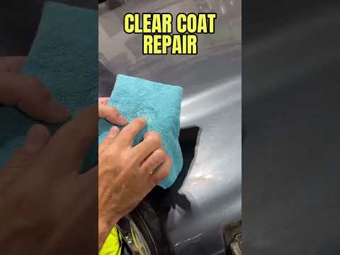 EASILY FIX PEELING CLEAR COAT. Link to full video in the description.