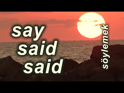 80 ortak IRREGULAR VERBS, türk çevirisi ile (müzikli)