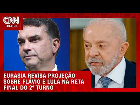 Eurasia revisa projeção sobre Flávio e Lula na reta final; especialista analisa dados | CNN AGORA