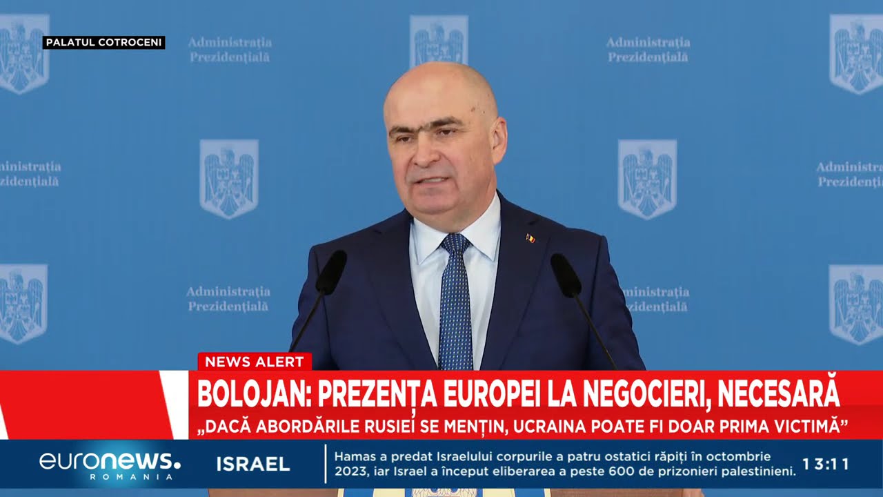 Bolojan, prima conferință de presă: despre trupele din Ucraina, frații Tate și anularea alegerilor