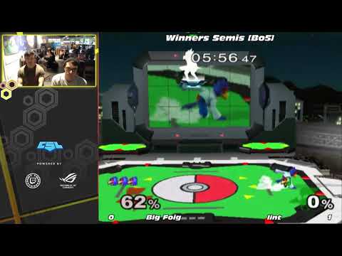 Mass Madness 19 SSBM - BigFoig (Blue Falco) vs. lint (Green Falco) - Melee WSF