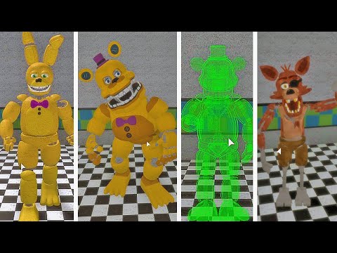 8 Animatronics REVELADOS NO Roblox FNaF 2 A new Beginning!