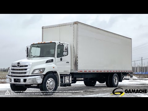 C-30531 2017 HINO 358 CAMION FOURGON DRY BOX