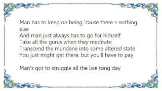 Van Morrison - Man Has to Struggle Lyrics
