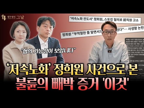 저속노화 정희원 교수 불륜의혹 사과, 스토킹 처벌도 성립될까?