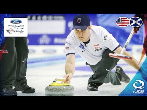 USA v Scotland - Round-robin - Ford World Men's Curling Championship 2017